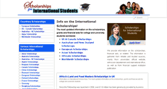 Desktop Screenshot of international-scholarships.info