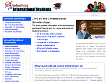 Tablet Screenshot of international-scholarships.info